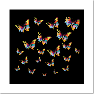 Butterfly pattern Posters and Art